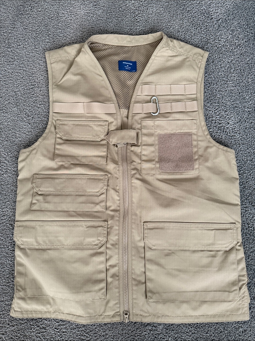 Propper Men's Tactical/Military/Fisging Utility Vest - Beige. Size M